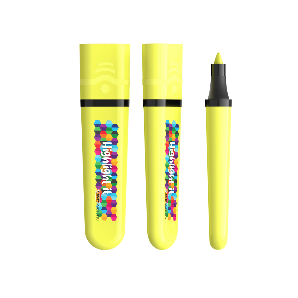 BIC® Highlighter Flat Gelb