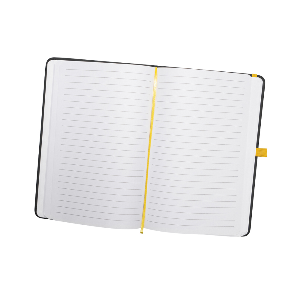 Carnet de notes A5 Black Jaune
