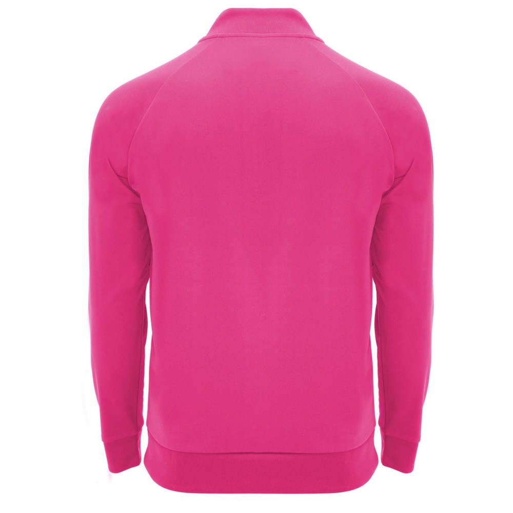Epiro 200 g/m² Half-Zip Sweatshirt für Kinder fluorrosa