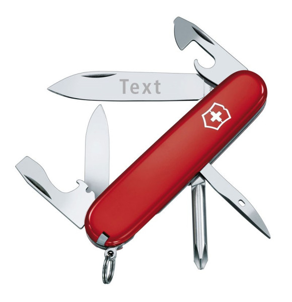 Schweizer Taschenmesser f. Lasergravur Victorinox Tinker