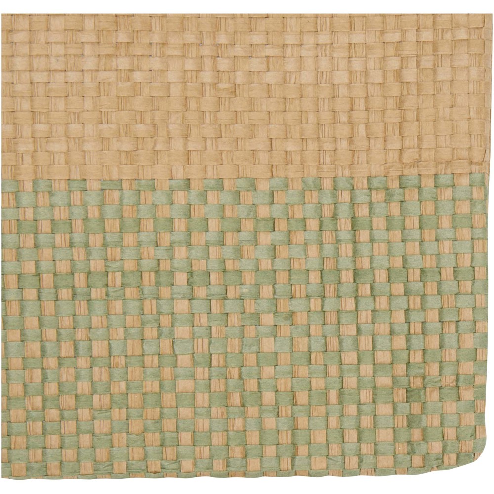 Rhythm Strohpapier Beutel mit Reissverschluss, 3 l heather grün