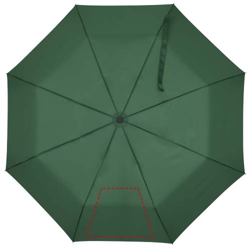 Parapluie manuel pliable Aaron 23 pouces vert