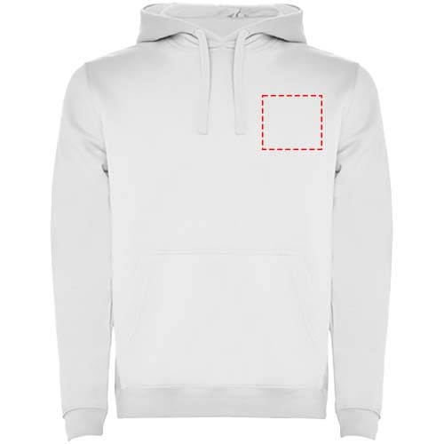 Sweat à capuche Urban pour homme blanc