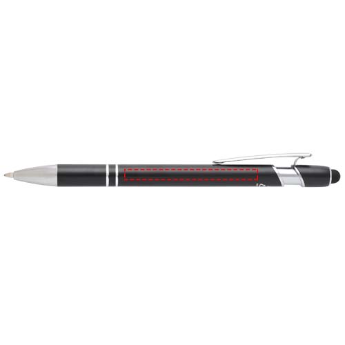 Kish Kugelschreiber mit silbernem Finish schwarz