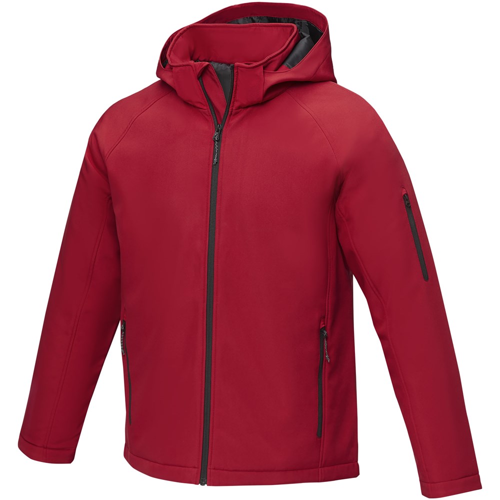 Notus wattierte Softshell Herrenjacke rot