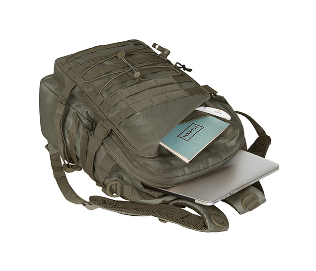Notebook-Rucksack MOLLE vert olive