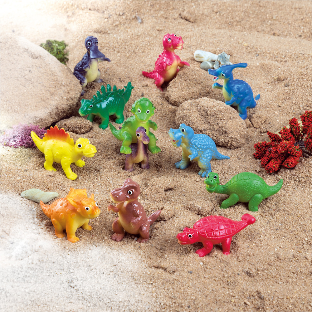 Spielfigur Set à 48 Stück Dinosaurier
