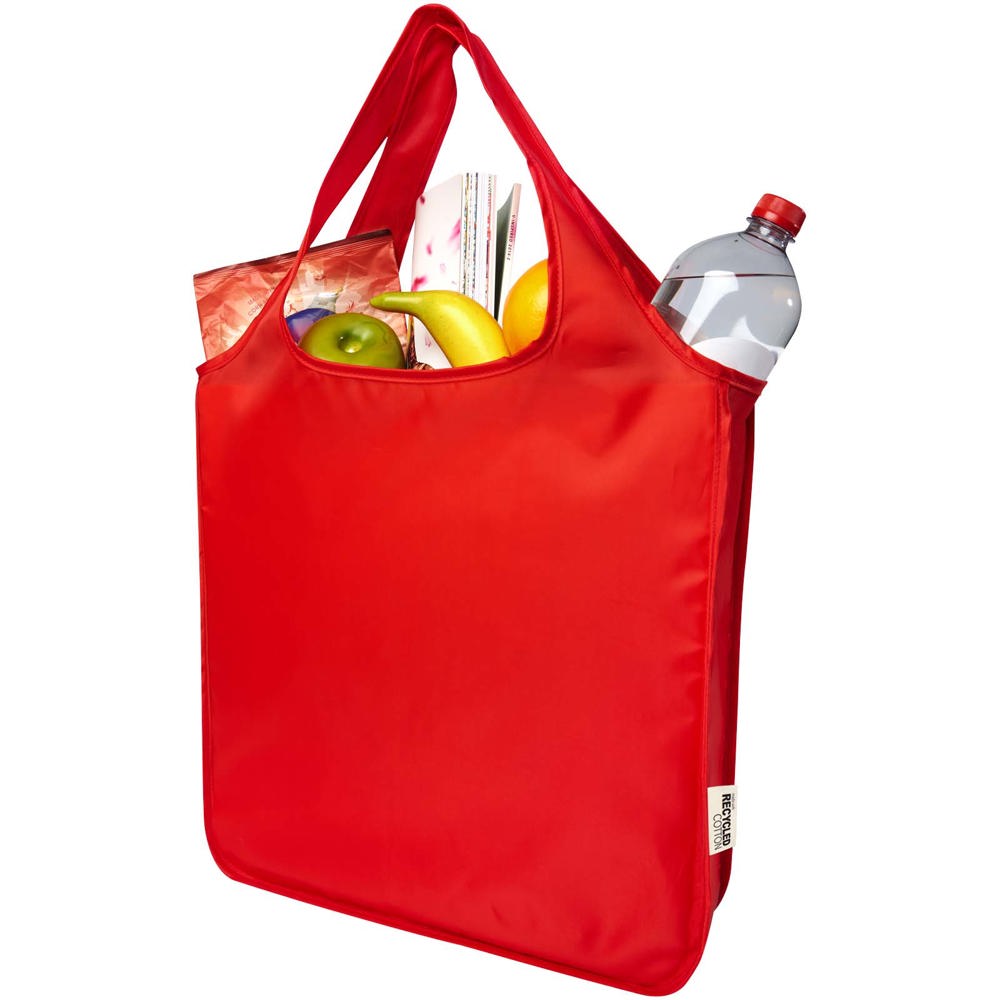 Grand sac shopping Ash en RPET certifié GRS 14L rouge