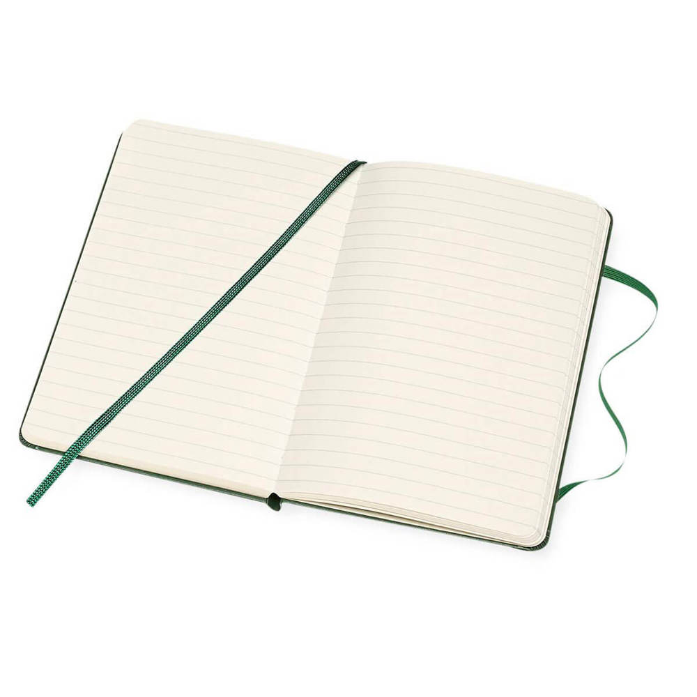Calepin Moleskine Classic Hardcover ligné, format de poche Vert bouteille
