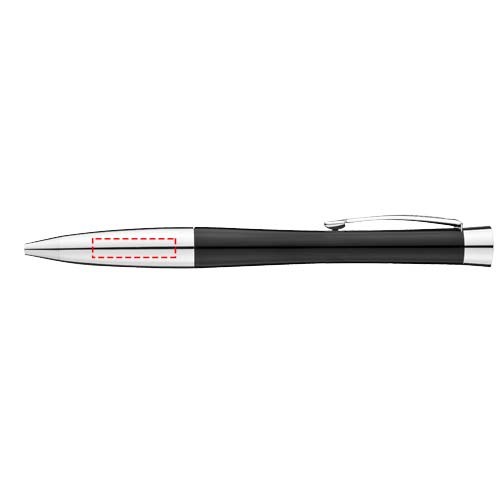 Stylo à bille Urban Parker (encre bleue) Noir, Argent