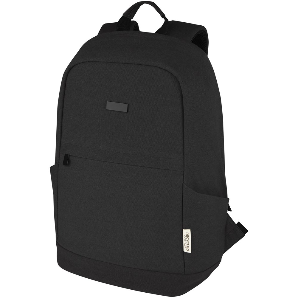 Joey 15,6 Zoll Anti-Diebstahl Laptop Rucksack 18 L aus GRS-recyceltem Canvas schwarz
