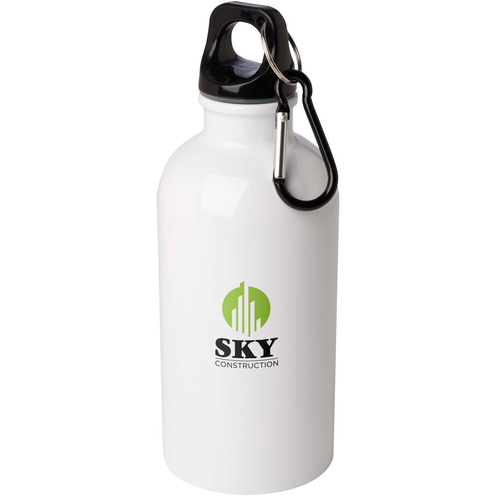 Trinkflasche 400 ml Trekking weiss