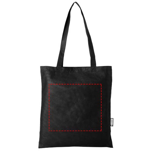 Zeus Non Woven grosse Tragetasche 6L aus GRS Recyclingmaterial 6 L schwarz