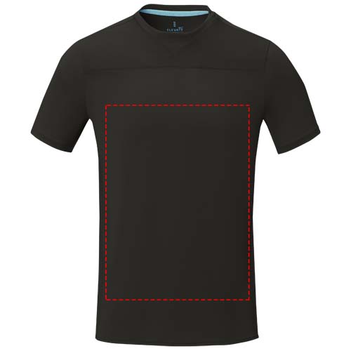 Borax Cool Fit T-Shirt aus recyceltem GRS Material für Herren Schwarz