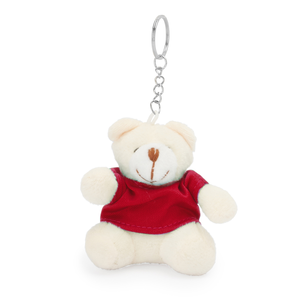 Schlüsselanhänger Teddy rot