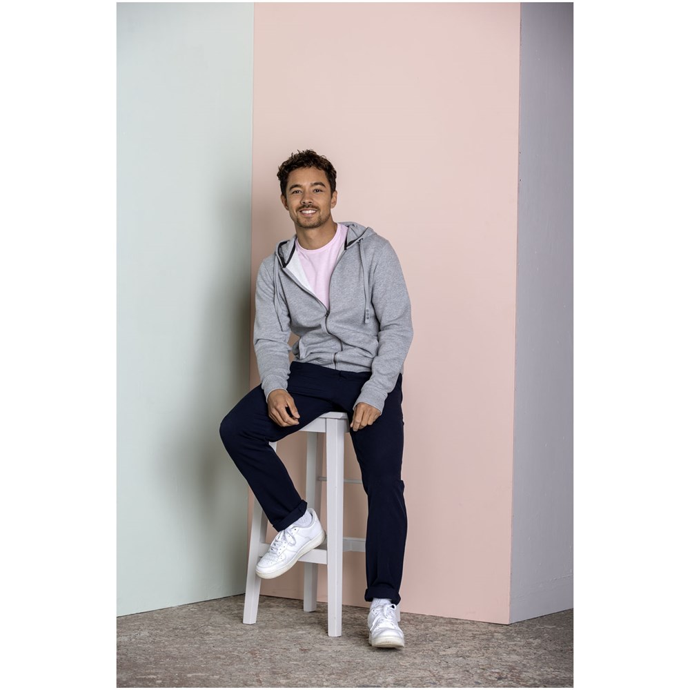 Arora Kapuzensweatjacke für Herren grau meliert