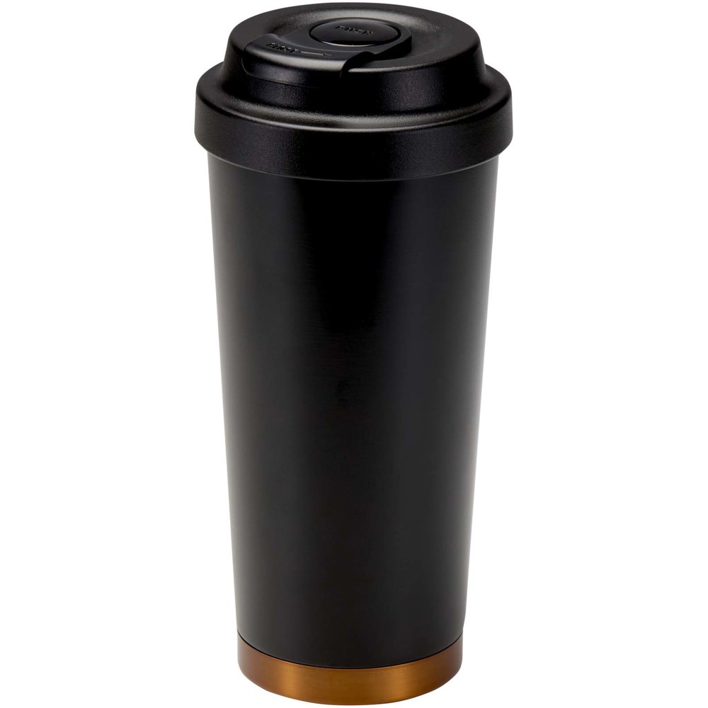 Gobelet isotherme à double paroi en acier inoxydable recyclé RCS Hampton, 480 ml
