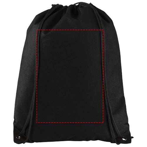Evergreen Premium Non Woven Turnbeutel 5L schwarz