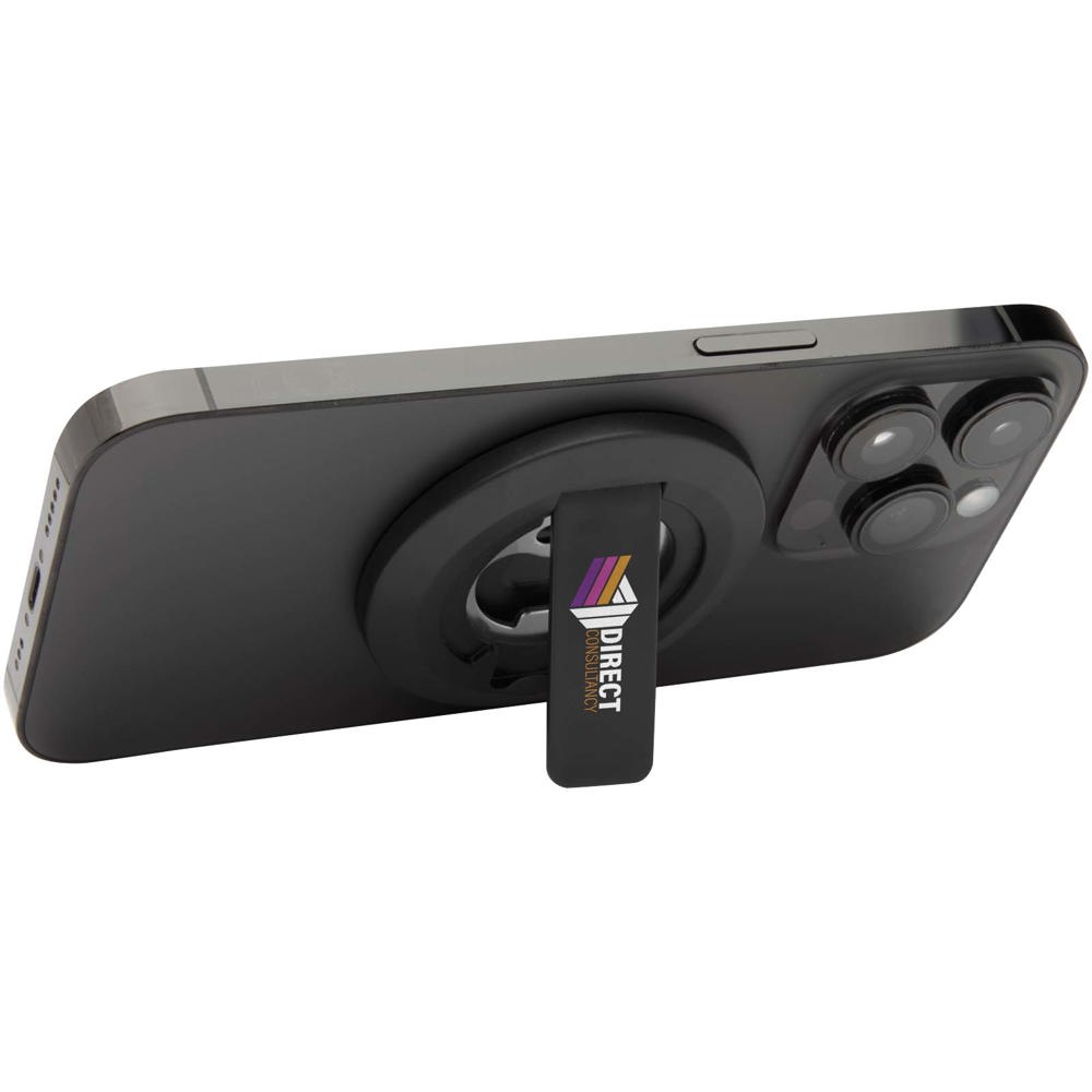Ain Magnetische Smartphonehalterung aus recyceltem Kunststoff mit Flaschenöffner schwarz