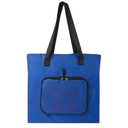 Sac shopping pliable EcoFold de 16 L en RPET bleu roi