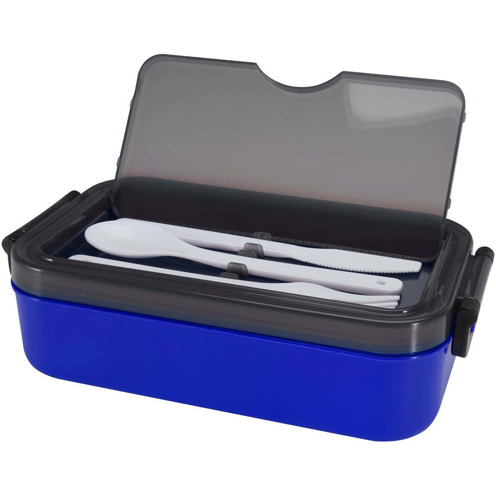 Snappy Lunchbox und Besteckset blau