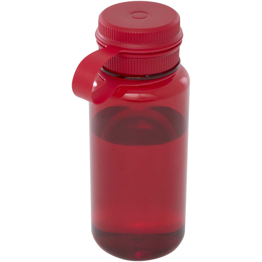 Bouteille sport Ryder de 900 ml en RPET certifié RCS avec couvercle multifonctions Rouge