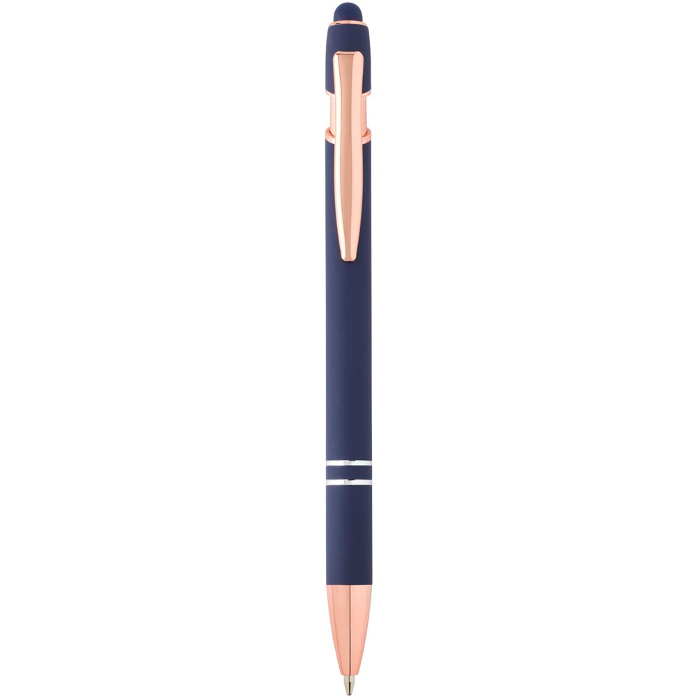 Nanna Kugelschreiber mit Roségold Finish Ozeanblau