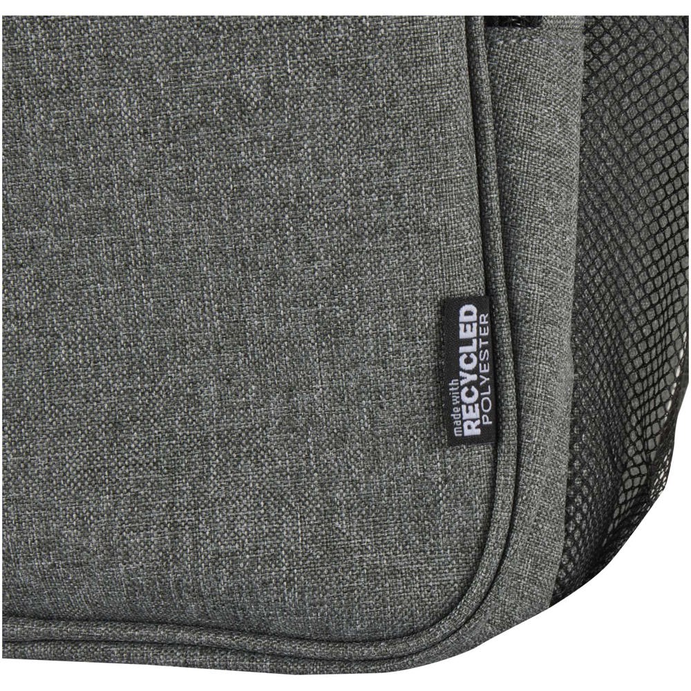 Sac à dos isotherme 20 L Tundra recyclé et certifié GRS pour pique-nique avec ensemble de couverts Gris