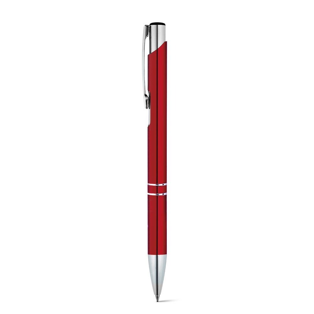 BETA BK Stylo en aluminium avec clip Rouge