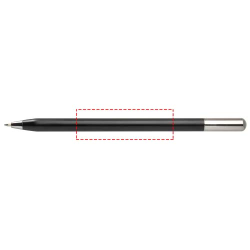 SMART Kugelschreiber aus recyceltem Aluminium (schwarze Tinte) Schwarz