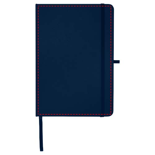 Carnet A5 Teak ligné recyclé à couverture rigide Marine