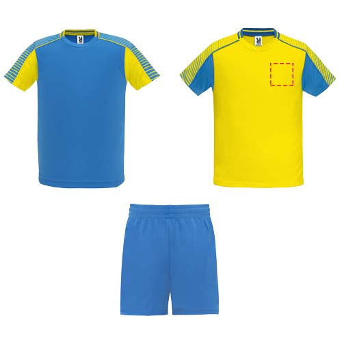Juve Sport-Set Unisex gelb, royalblau