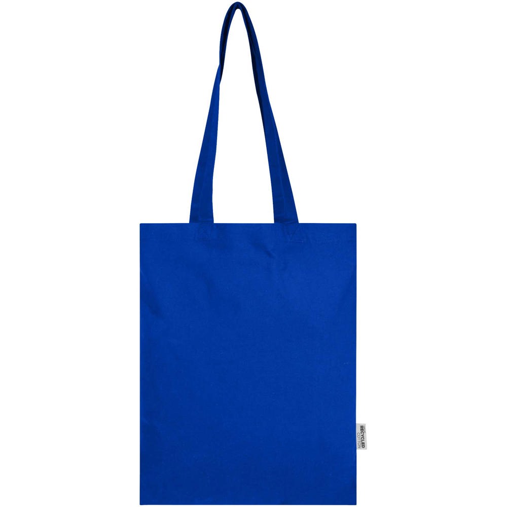 Madras Blend 140 g/m² Tragetasche aus GRS-recycelter Baumwolle 7L royalblau