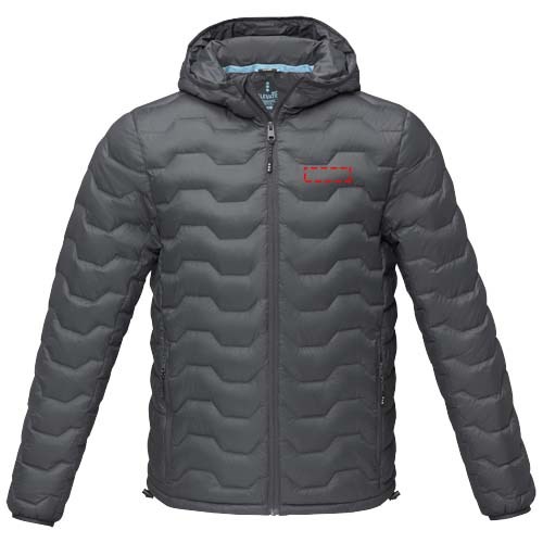 Veste duvet isotherme Petalite recyclée certifiée GRS pour homme Gris storm