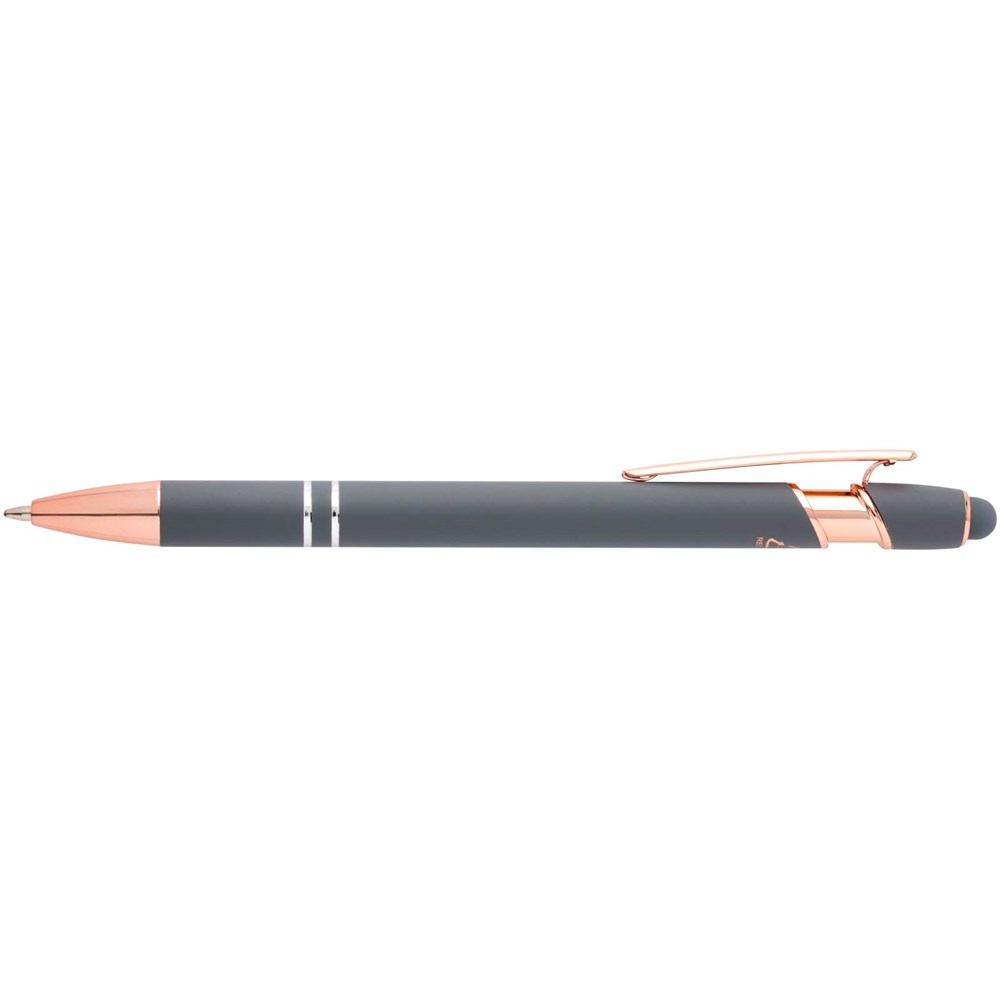 Nanna Kugelschreiber mit Roségold Finish (blaue Mine) Twilight Grey