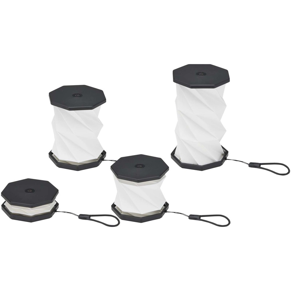 Lampe de table pliable Celestia en plastique recyclé