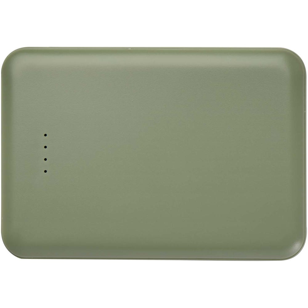 Asama 5000 mAh Typ-C Powerbank aus recyceltem Kunststoff heather grün