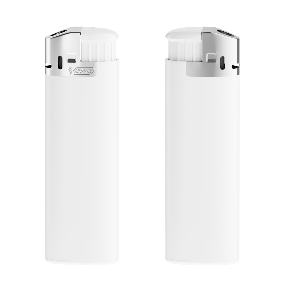 Piezo-Feuerzeug Digitaldruck BIC J38 weiss