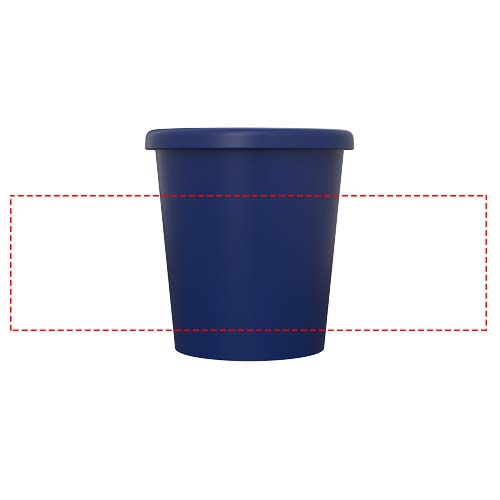Gobelet Americano® Piccolo de 100 ml avec couvercle bleu
