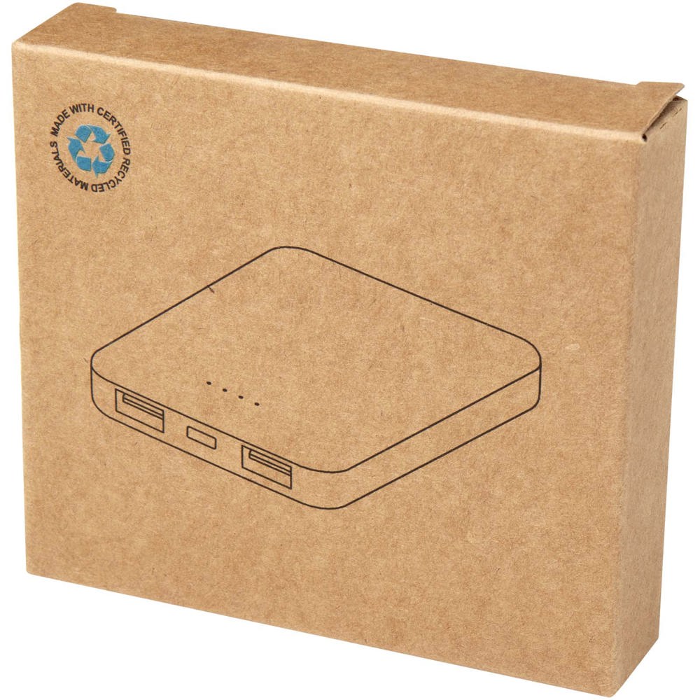 Asama 5000 mAh Typ-C Powerbank aus recyceltem Kunststoff Hale Blue