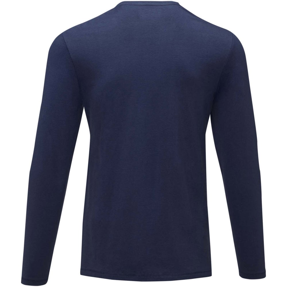T-shirt bio manches longues homme Ponoka Marine