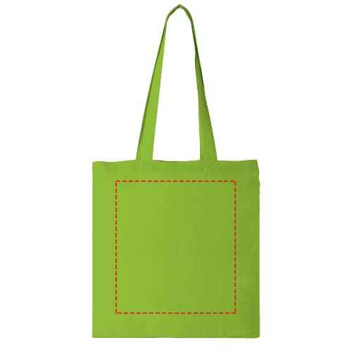Madras 140 g/m² Baumwoll Tragetasche 7L limone