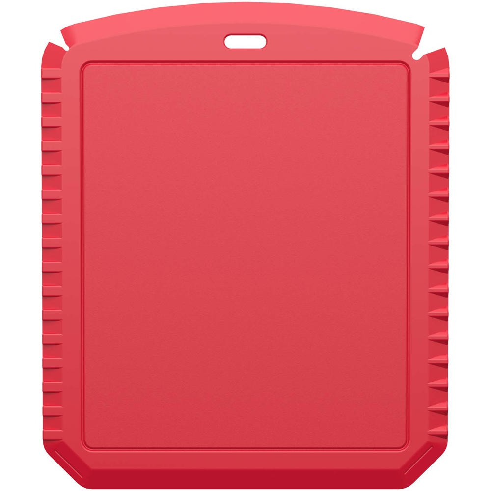 Grattoir à glace Thrym rectangulaire et en plastique recyclé Rouge