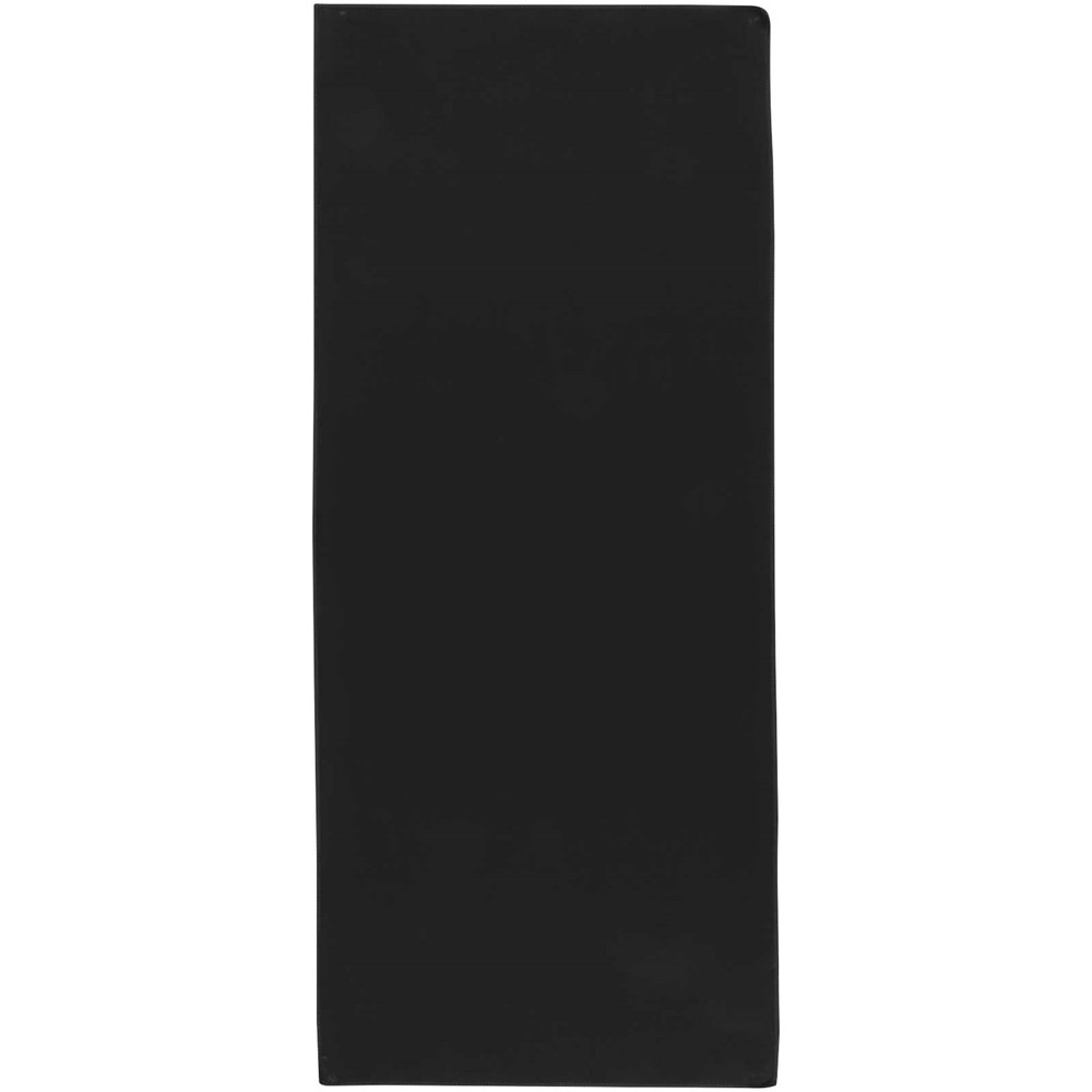 Serviette de sport Lucas en rPET 30 x 80 cm noir