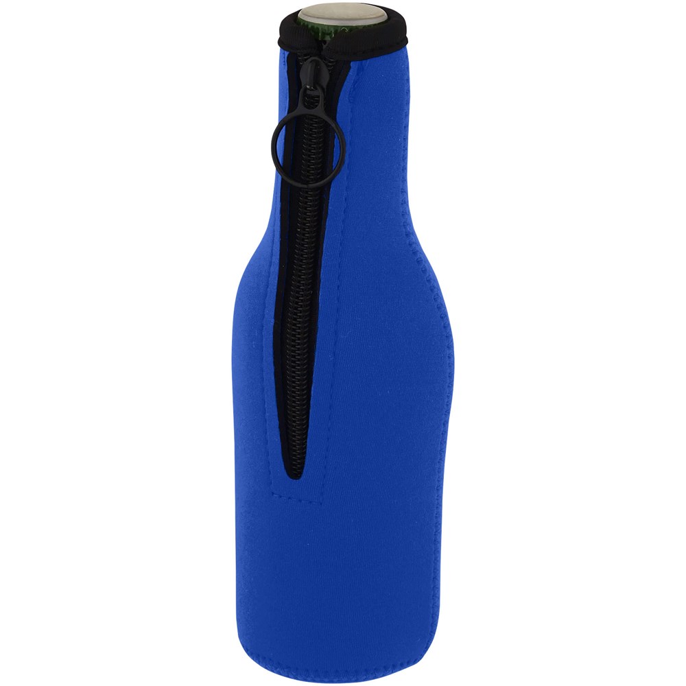 Manchon Fris en néoprène recyclé pour bouteille Bleu royal