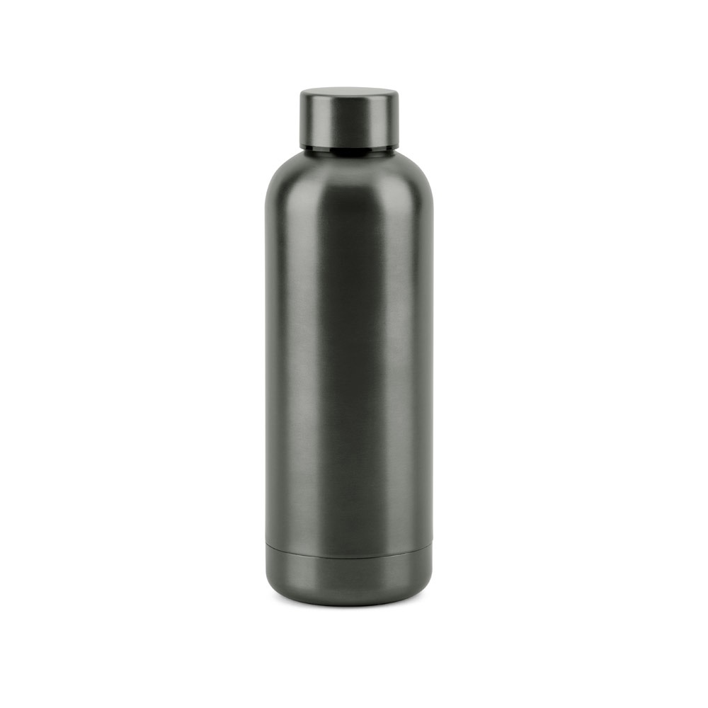 ODIN METTALIC Flasche aus 90% recyceltem Edelstahl 550 mL Gewehrmetall