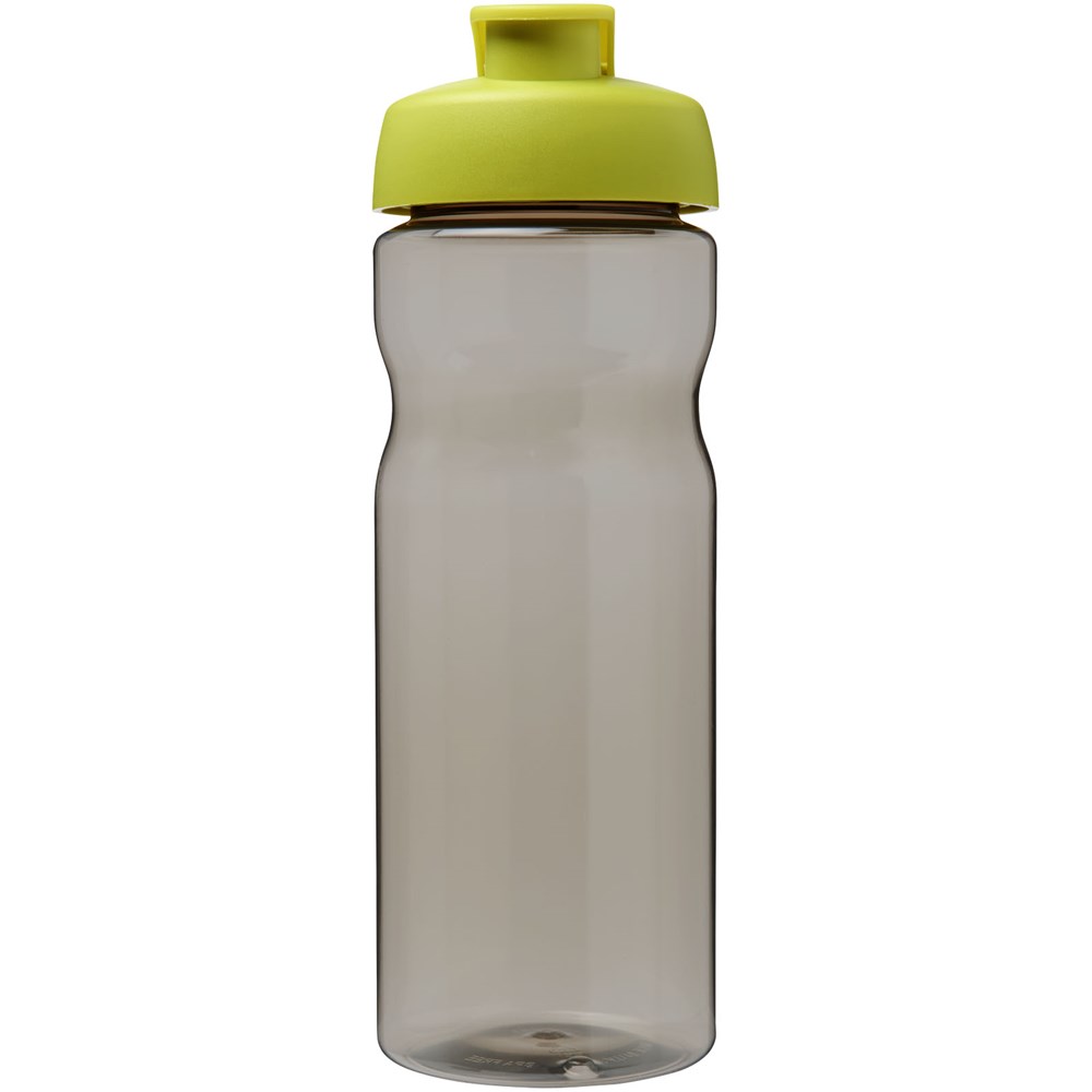 H2O Active® Eco Base 650 ml Sportflasche mit Klappdeckel limone, kohle