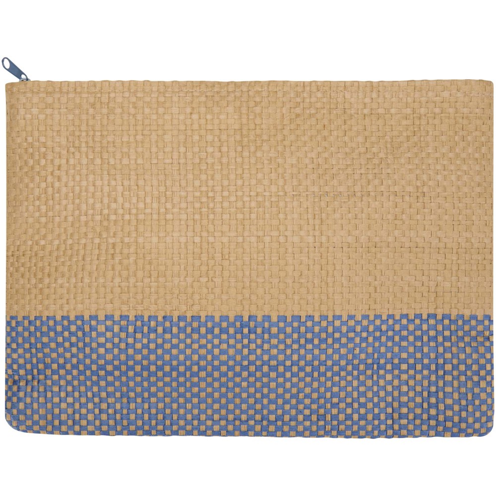 Rhythm Strohpapier Beutel mit Reissverschluss, 3 l Ozeanblau