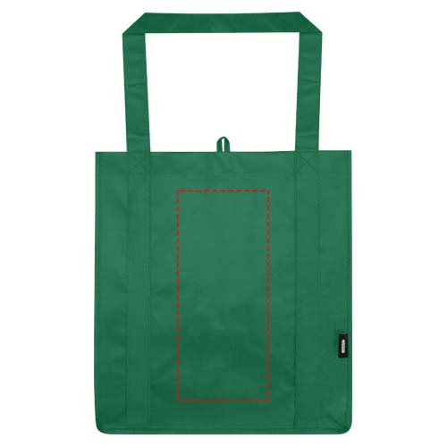 Liberty Tragetasche mit hartem Boden aus recyceltem GRS Non Woven 6 L grün