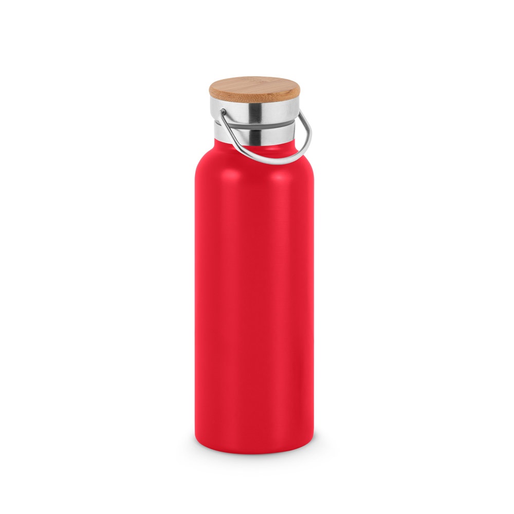 RAGNAR Edelstahlflasche 570 mL mit Vakuumisolierung Rot